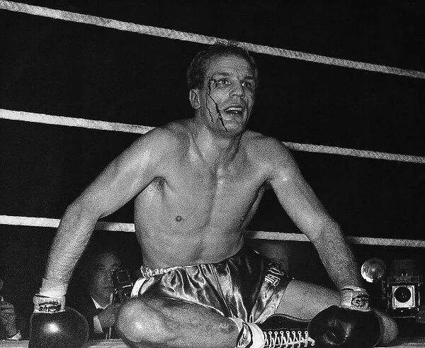 Henry Cooper Heavyweight Boxer at the Empire Pool Wembley