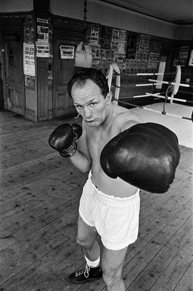Henry Cooper pictured in training. 16th April 1966