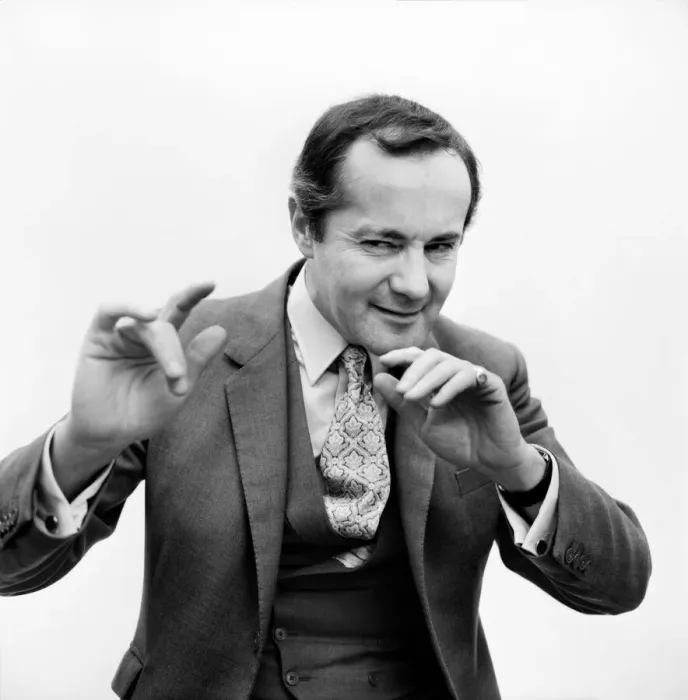 Framed Print : Henry McGee, the straight man who has played opposite most of the famous comedians