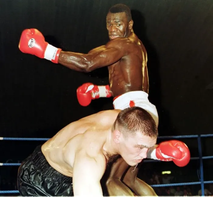 Framed Print : Herbie Hide v Willie Fischer 1998 Boxing Herbie Hide Boxer WBO Heavyweight