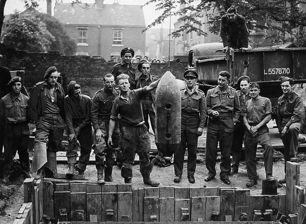 Heroes of the Blitz. Members of a Royal Engineer