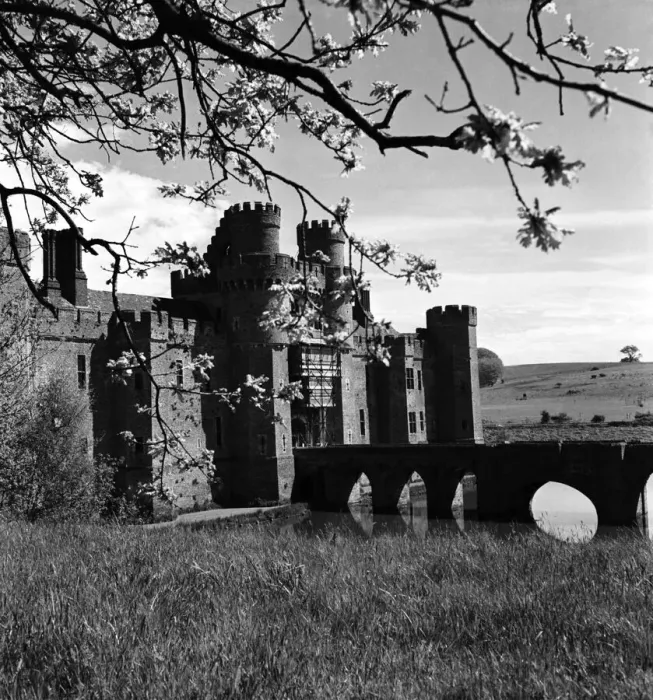 Framed Print : Herstmonceux Castle, Sussex. June 1952 C3074 Framed Print : Herstmonceux Castle, Sussex. June 1952 C3074
