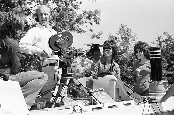 Take Me High 1973, filming on location in Wootton Wawen