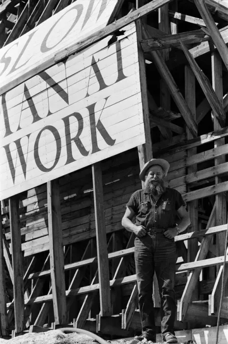 Framed Print : High in the Black Hills of Dakota, sculptor Korczak Ziolkowski (pictured