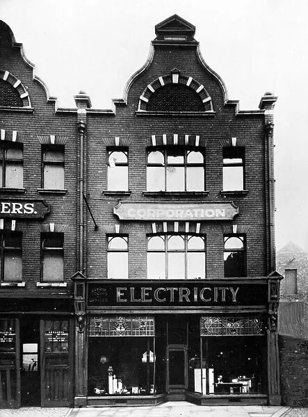 High Street, Stockton, 2nd December 1960. Electricity. Stockton Corporation