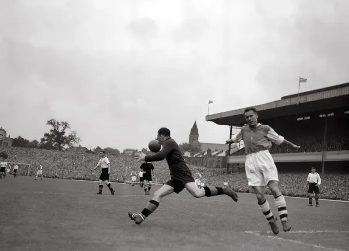 Framed Print : Highbury Stadium - Arsenal Football Ground - September 1951 Framed Print : Highbury Stadium - Arsenal Football Ground - September 1951