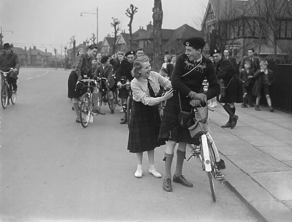 Highland Kilted Cycling Club, Grimsby DM 29  /  2  /  1952 C1033  /  1