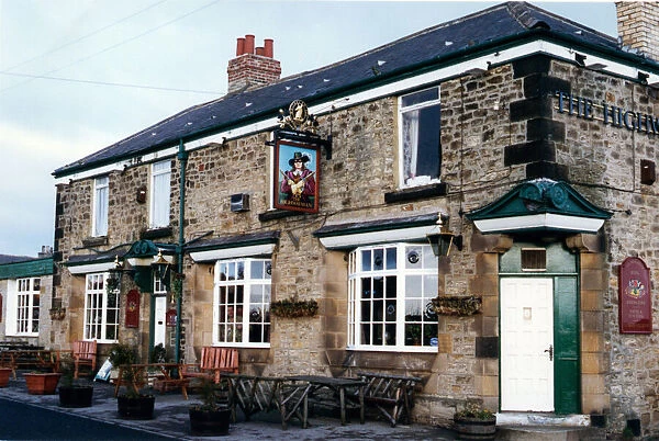 The Highwayman pub in West Pelton, Durham. 17th January 1994