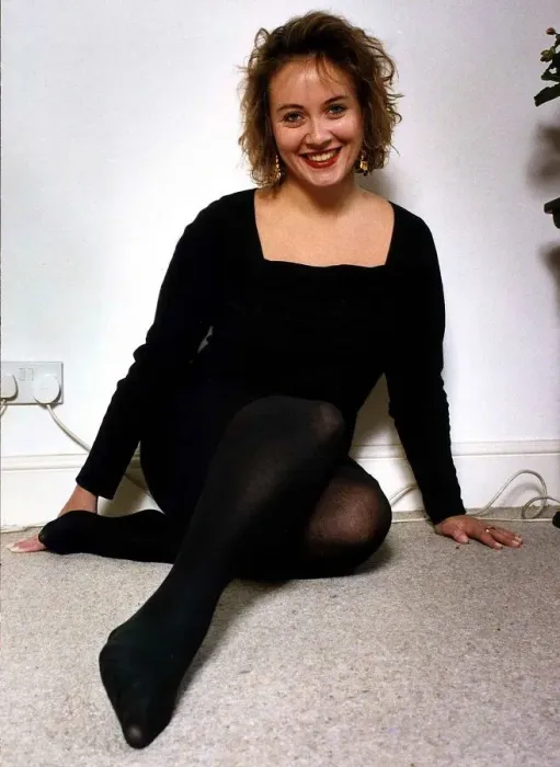 Framed Print : Hilary Welles actress from Bread TV series November 1989