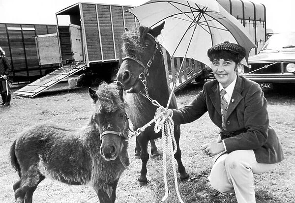 Hinderwell Agricultural Show. Yvonne Barber of Roxby Hall, Roxby