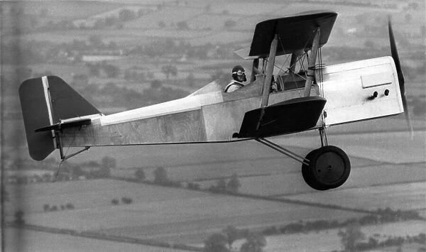 A historic World War One fighter, as SE5, takes to the skies over Yorkshire