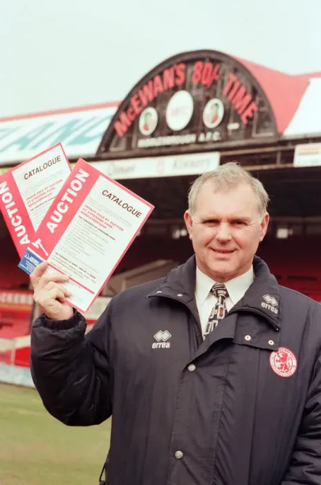 Framed Print : History goes under the hammer when the great Ayresome Park Auction takes place on 23rd