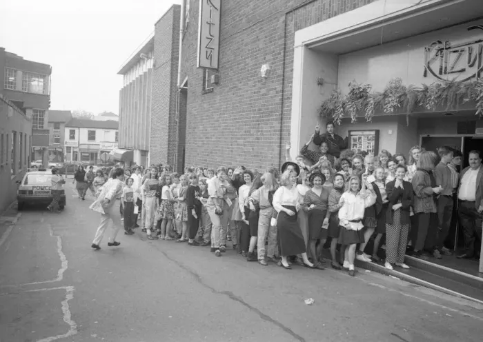 Framed Print : The Hitman Roadshow came to Hinckley in early May 1989 at the Ritzy nightclub