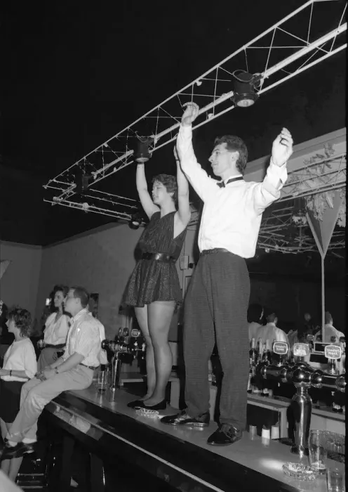 Framed Print : The Hitman Roadshow came to Hinckley in early May 1989 at the Ritzy nightclub Framed Print : The Hitman Roadshow came to Hinckley in early May 1989 at the Ritzy nightclub