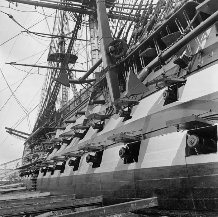 Framed Print : HMS Victory, the Battle of Trafalgar flagship of Lord Nelson Framed Print : HMS Victory, the Battle of Trafalgar flagship of Lord Nelson