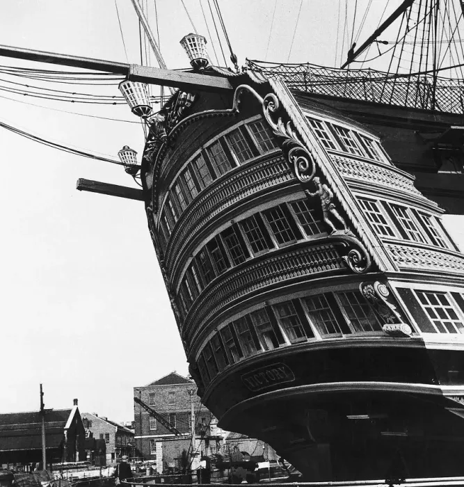 Framed Print : HMS Victory, the Battle of Trafalgar flagship of Lord Nelson Framed Print : HMS Victory, the Battle of Trafalgar flagship of Lord Nelson