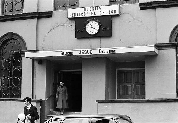 Hockley Pentecostal Church, Ladywood, Birmingham, West Midlands. 15th August 1977