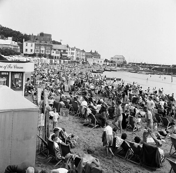 Holiday scenes in Broadstairs, Kent. 1st August 1959