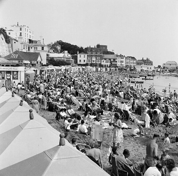 Holiday scenes in Broadstairs, Kent. 1st August 1959