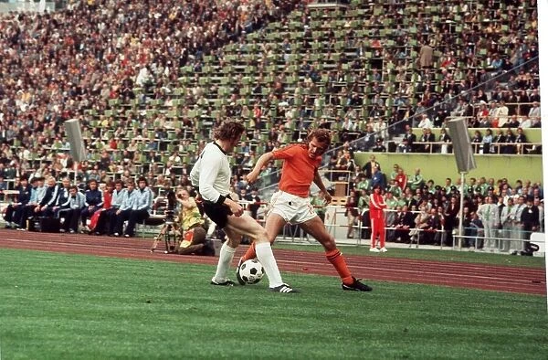 Holland West Germany World Cup 1974 Schwarzenbeck Van de Kerkhof or van der Kerkhof
