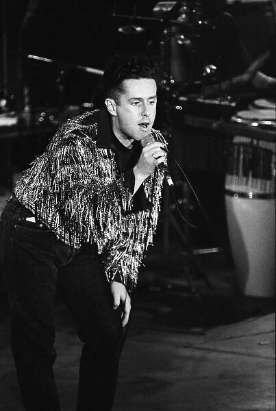 Holly Johnson performing at the Stand by Me: AIDS Day Benefit concert at Wembley Arena