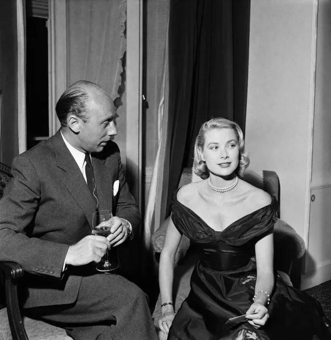 Framed Print : Hollywood actress Grace Kelly pictured during the 1955 Cannes Film festival