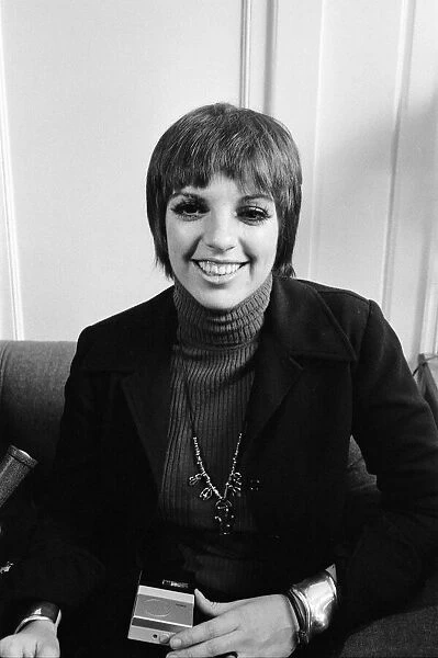 Hollywood star Liza Minnelli today at The Savoy Hotel. 22nd May 1973