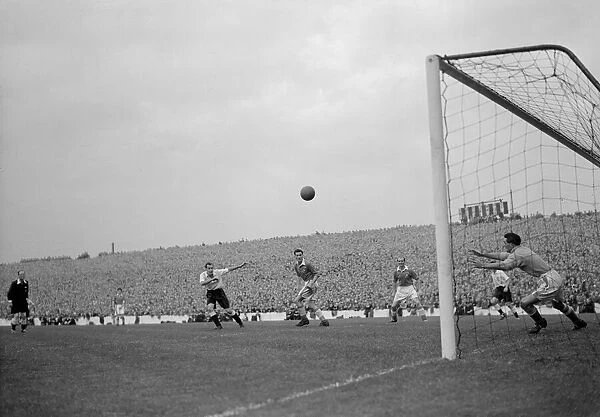 Home Championship International and 1954 World Cup Qualifying match at Ninian Park