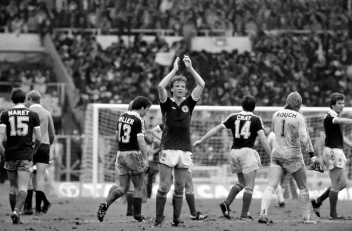 Framed Print : Home Internationals 1980 / 81 Season, England v Scotland at Wembley Framed Print : Home Internationals 1980 / 81 Season, England v Scotland at Wembley