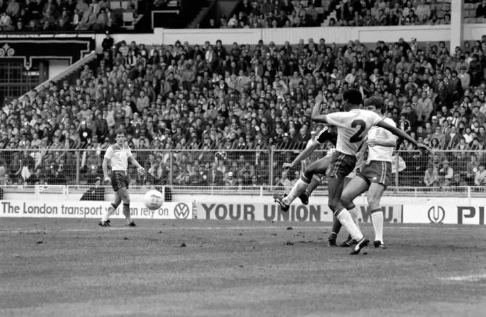 Framed Print : Home Internationals 1980 / 81 Season, England v Scotland at Wembley Framed Print : Home Internationals 1980 / 81 Season, England v Scotland at Wembley