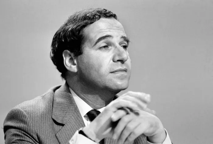 Framed Print : Home Secretary Leon Brittan pictured at the Conservative Party Conference in Brighton