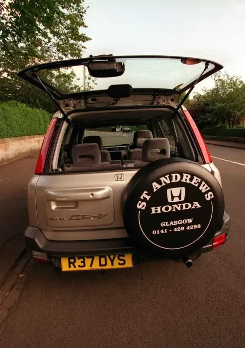 Framed Print : HONDA CR-V LS CAR EXTERIOR AUGUST 1997 SPARE WHEEL BOOT OPEN Framed Print : HONDA CR-V LS CAR EXTERIOR AUGUST 1997 SPARE WHEEL BOOT OPEN