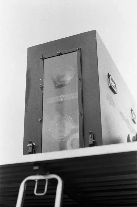 Framed Print : The Hoolivan, enables police to maintain radio contact with all officers inside