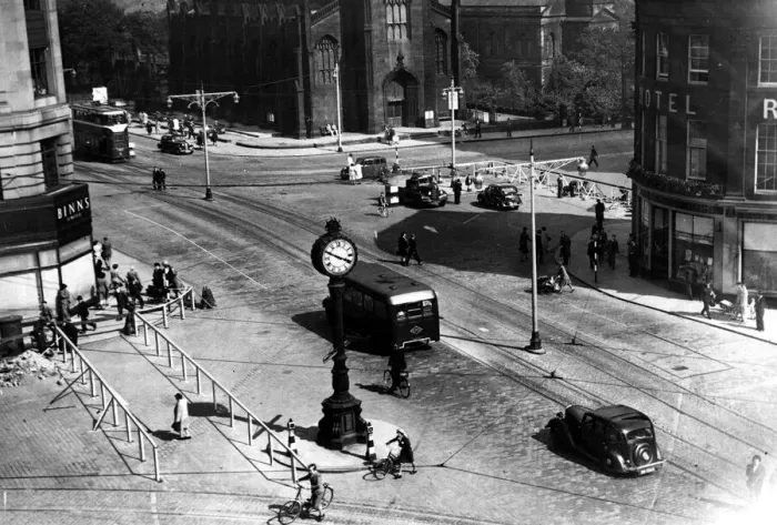 Framed Print : Hope Street and Queensferry Street Edinburgh July 1948 Framed Print : Hope Street and Queensferry Street Edinburgh July 1948