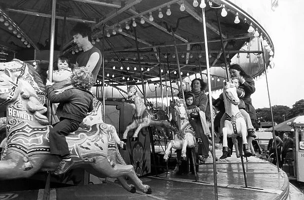 The Hoppings fair, held on the Town Moor in Newcastle upon Tyne, Tyne and Wear
