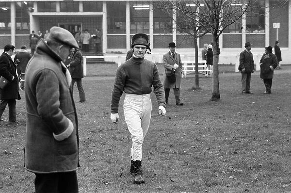Horse racing at Windsor. Bill Smith, the young National Hunt jockey who is riding a lot