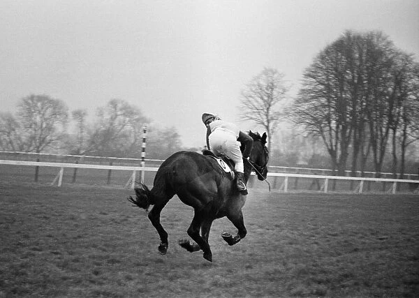 Horse racing at Windsor. Bill Smith, the young National Hunt jockey who is riding a lot