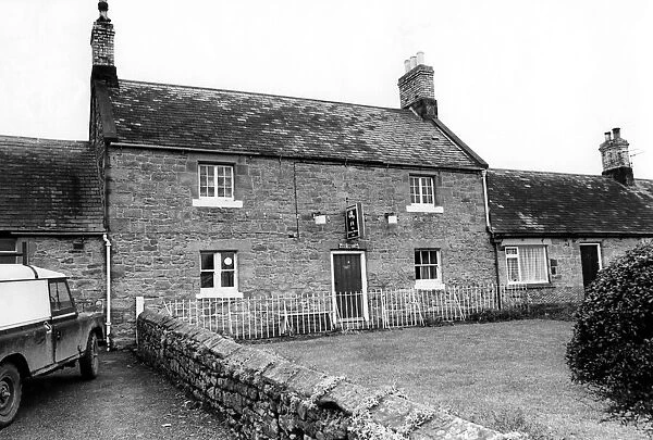 The Horse Shoes Inn, Rennington, in February 1980. When it was put on sale