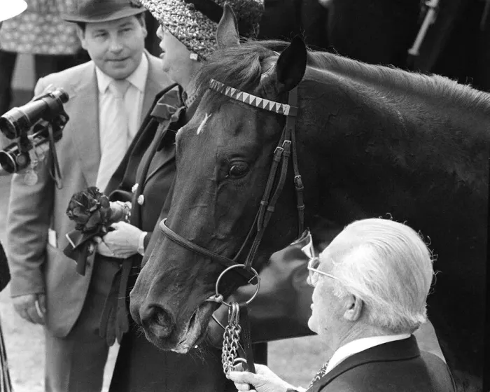 Framed Print : Horseracing Epsom Derby June 1983 Teenoso Racehorse