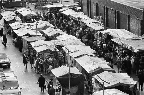 Hosier Street Market, Reading, Saturday 22nd March 1975