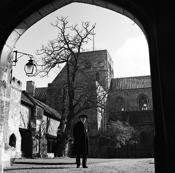 Hospital of St Cross, Winchester, Hampshire. 9th April 1961