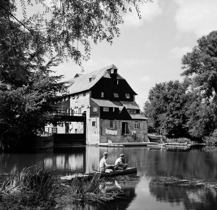 Framed Print : Houghton Mill. August 1952 C4248 Framed Print : Houghton Mill. August 1952 C4248