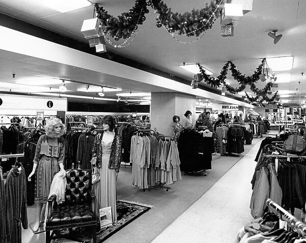 Howells department store, part of the huge display of ladies fashions at the store