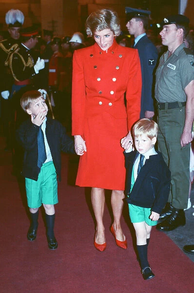 HRH Prince Charles, The Prince of Wales, and HRH Princess Diana, The Princess of Wales
