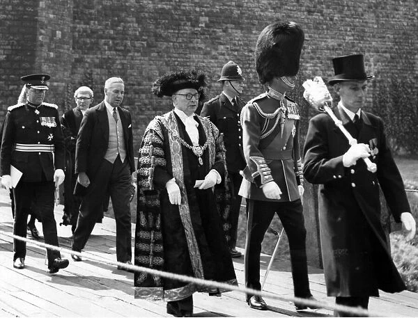 HRH Prince Philip, Duke of Edinburgh, leaves the Castle after Freedom Ceremony