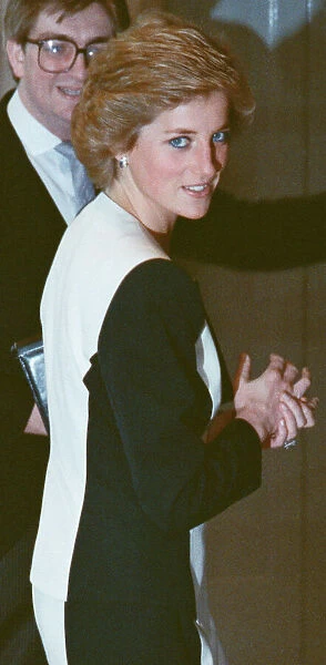 HRH Princess Diana, The Princess of Wales, attends The Best of British Youth Awards at