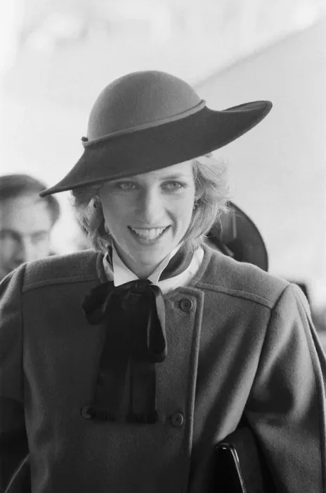 Framed Print : HRH Princess Diana, The Princess of Wales, at HTV, Harlech Television