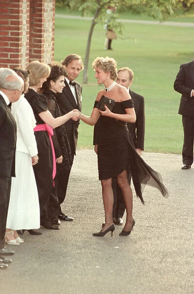 HRH Princess Diana, The Princess of Wales arrives for The Serpentine GalleryOs summer