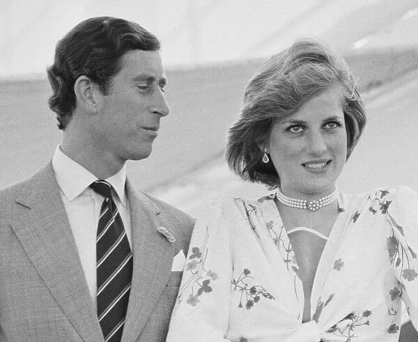 HRH Princess Diana, The Princess of Wales in Gibraltar for her Honeymoon with her