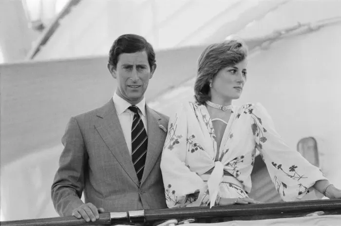 Framed Print : HRH Princess Diana, The Princess of Wales in Gibraltar for her Honeymoon with her Framed Print : HRH Princess Diana, The Princess of Wales in Gibraltar for her Honeymoon with her
